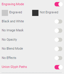 Engraving Settings
