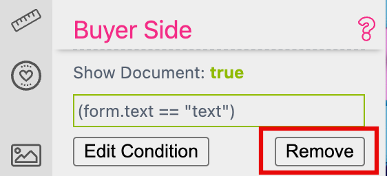Remove Document Condition