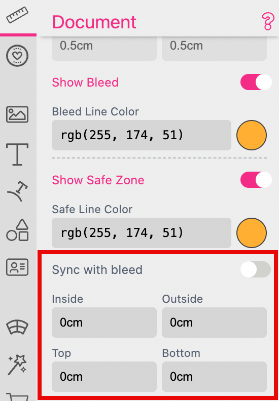 Safe Zone Values