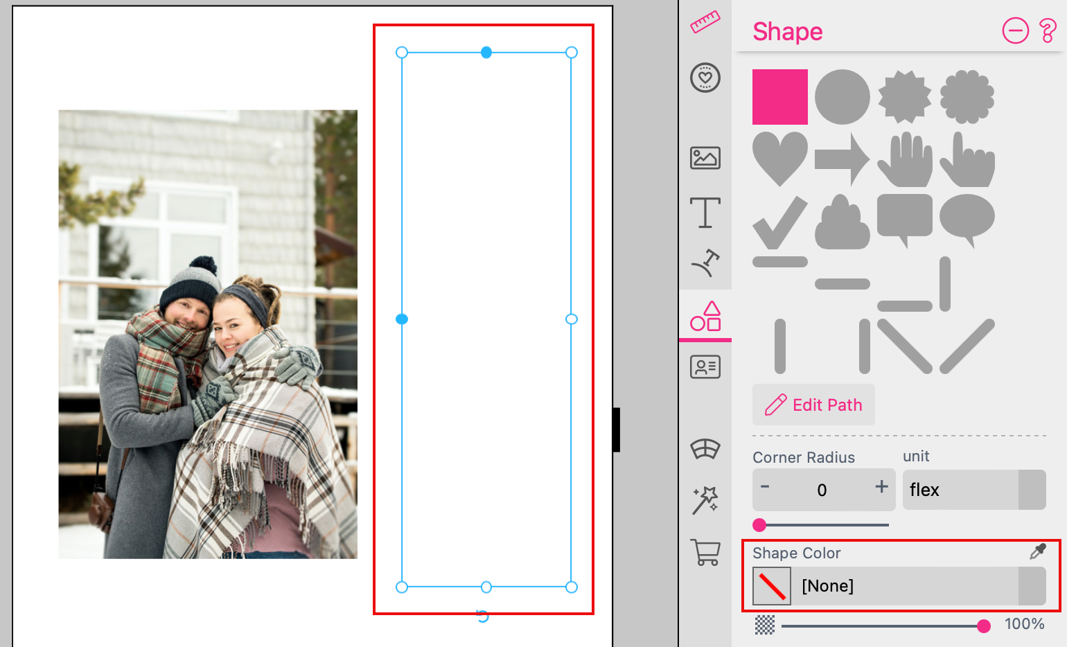 Snap To Invisible Frame Designer Side