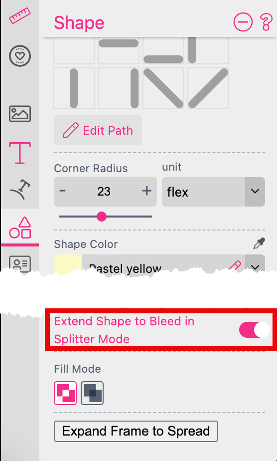 Extent To Bleed On