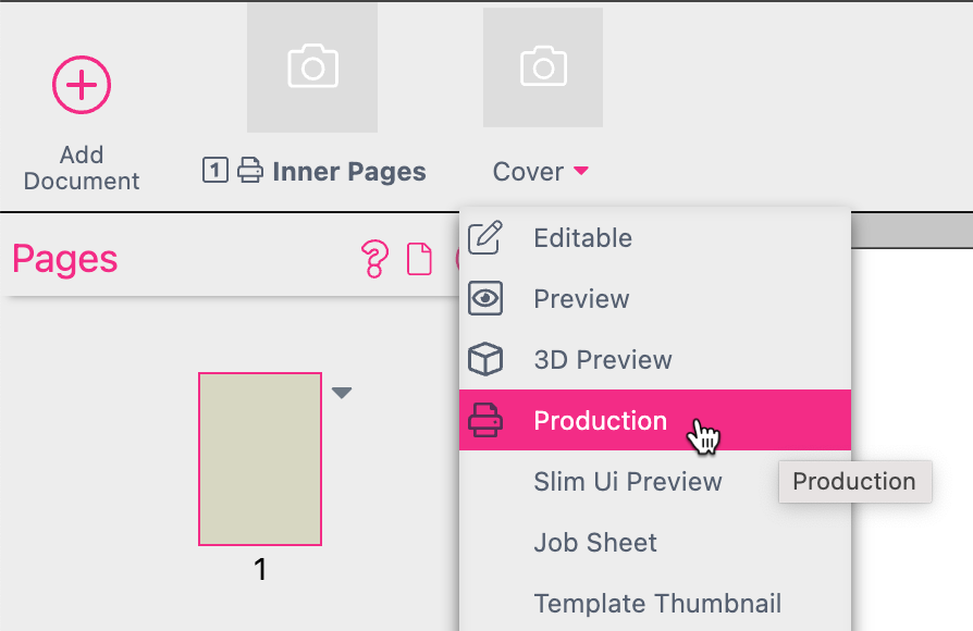 Cover Setup Production