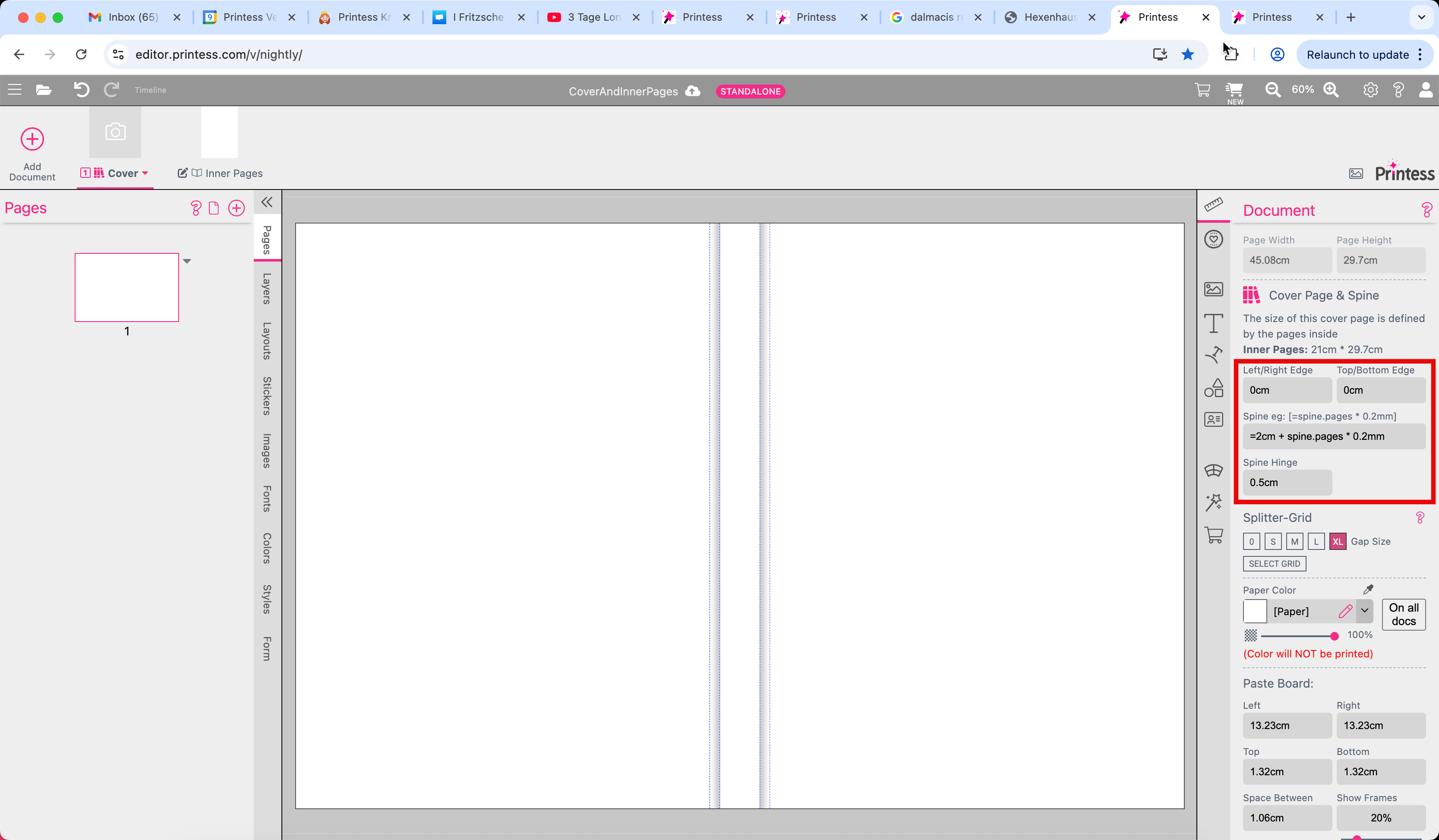 Activate Cover Feature