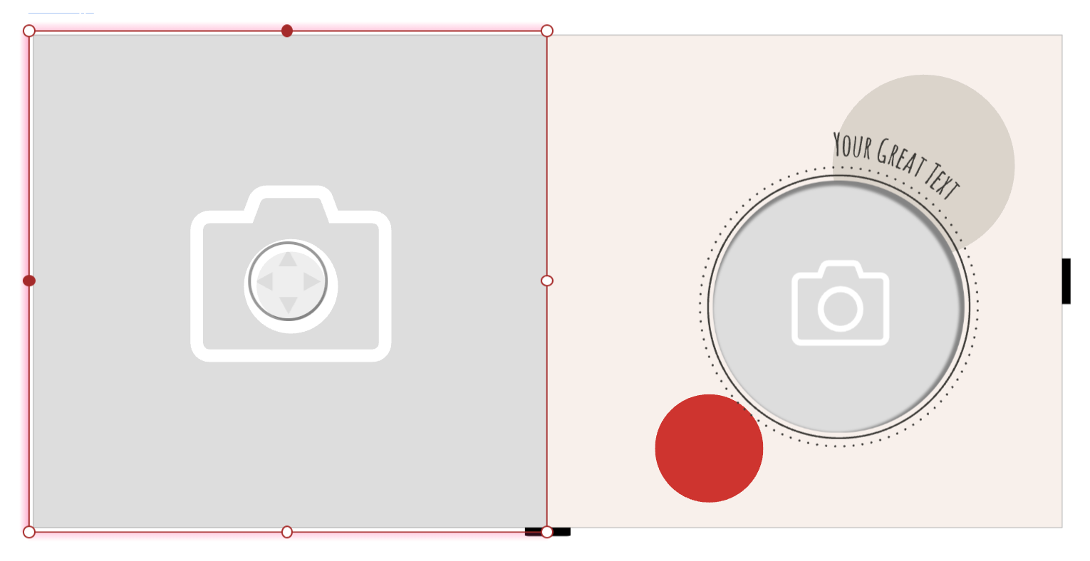 Layout Snippet including Splitter Frame