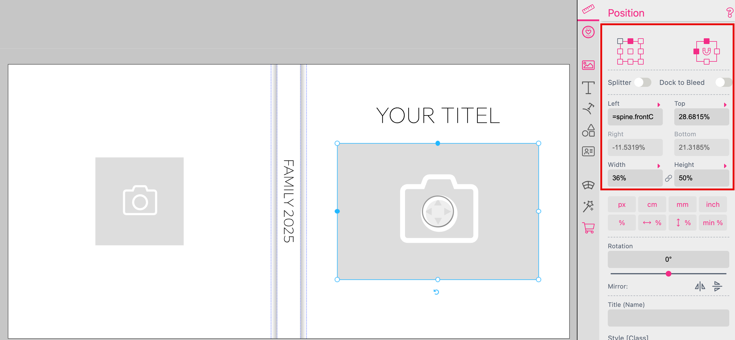 Positioning Front Design