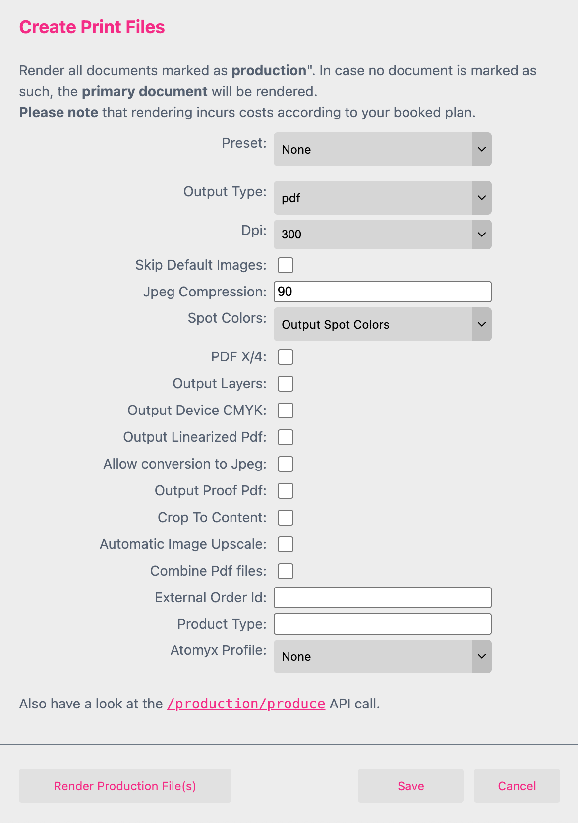 Print Files Dialog