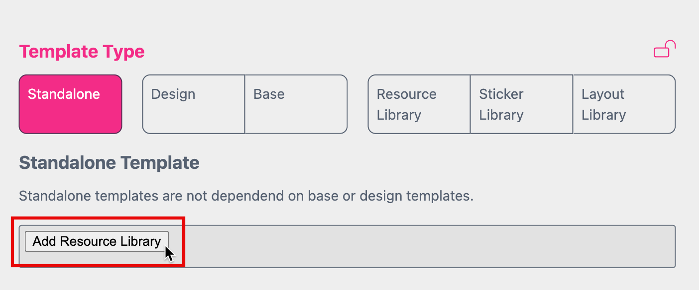 Add Resource Library