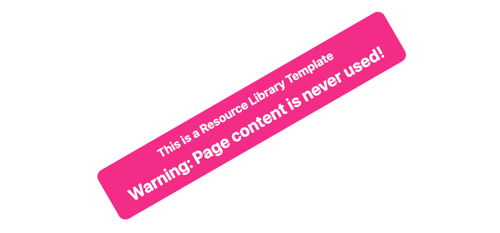 Create Resource Lib Warning